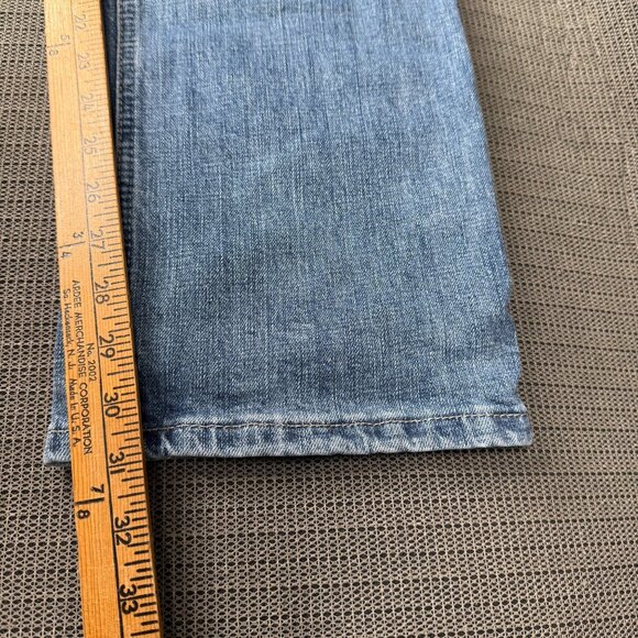 Ariat Mens 34X32 Blue Straight-Leg Denim Jeans Stretch Cotton Casual Wear (need - Picture 6 of 11